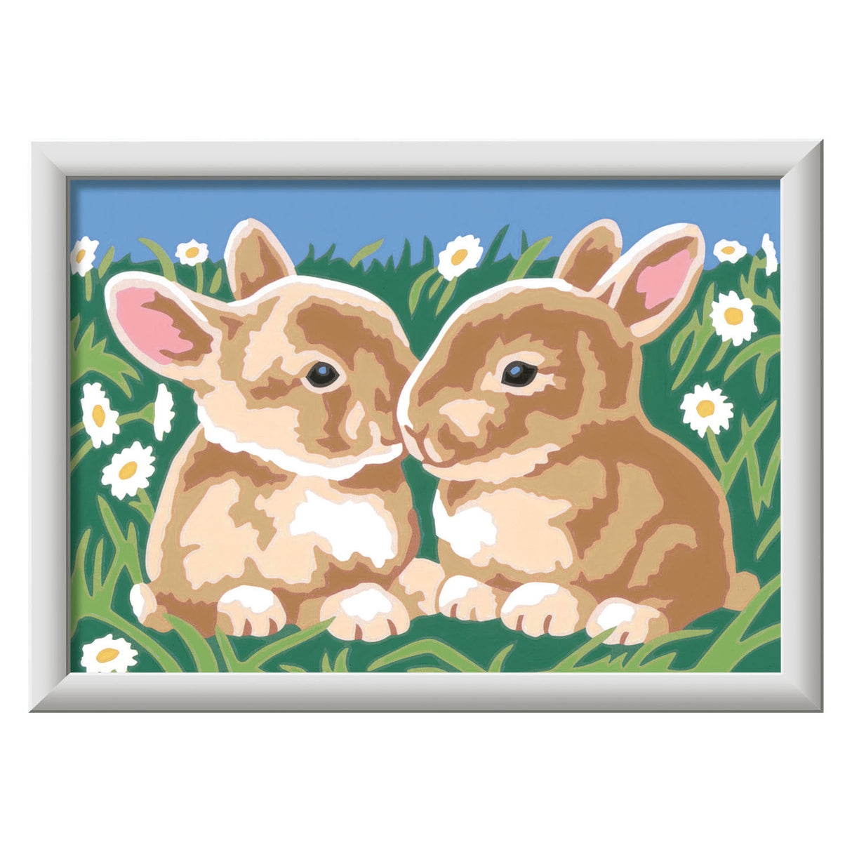 Ravensburger Creart Painting on number fluffy rabbits