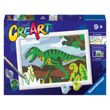 Ravensburger CreArt Schilderen op Nummer Dwalende Dinosaurus