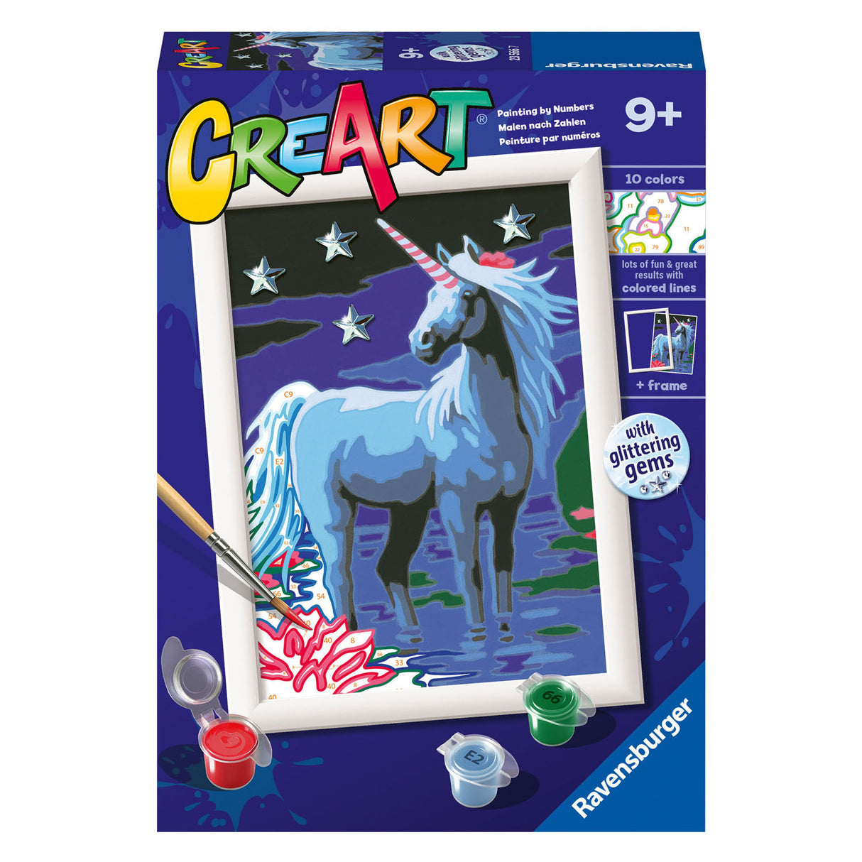 Ravensburger Pintura de Ciente por Número Unicornio mágico