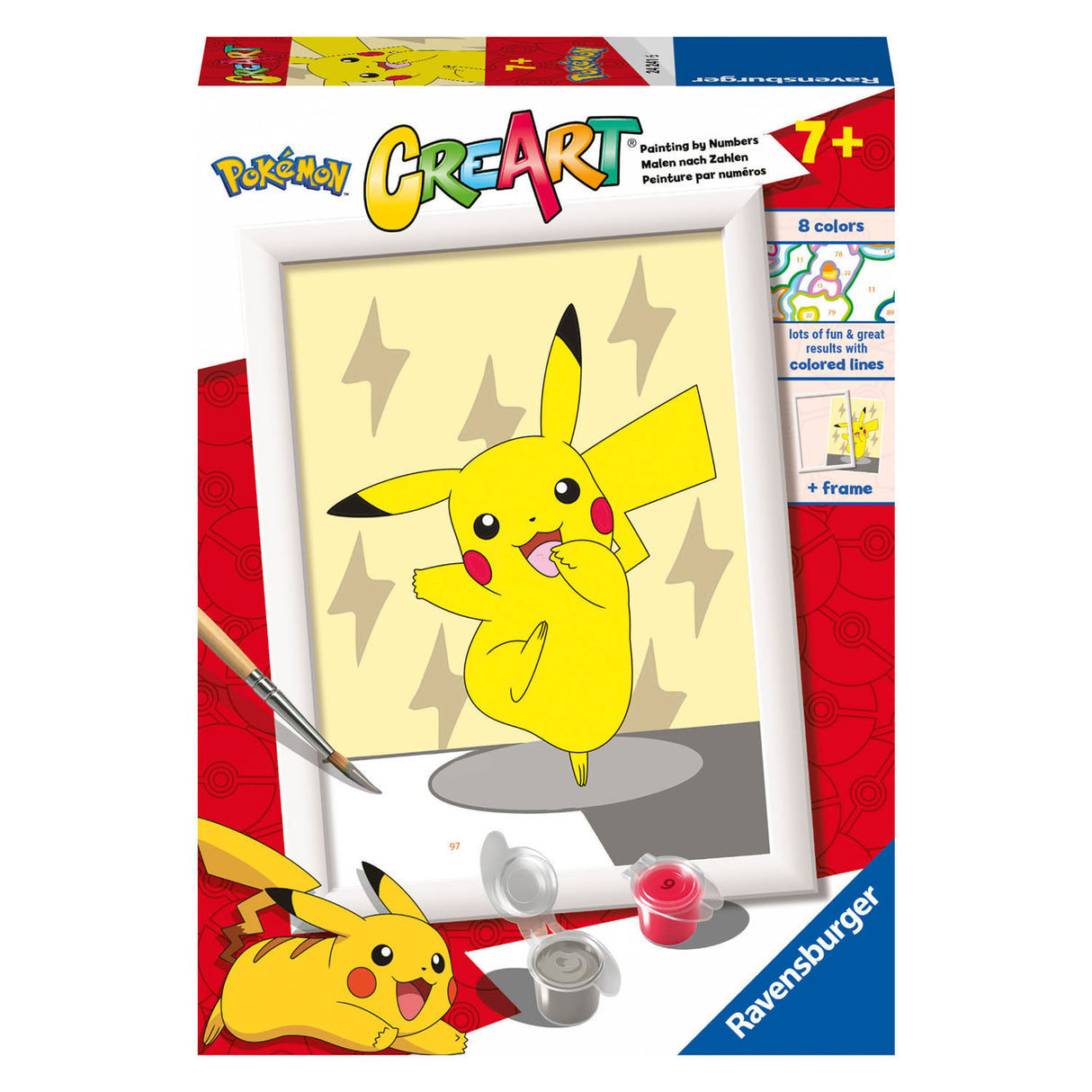 Ravensburger Creart Painting on Song Pikachu Pose