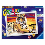 Ravensburger Creart Pintura en el número Majestue Tiger