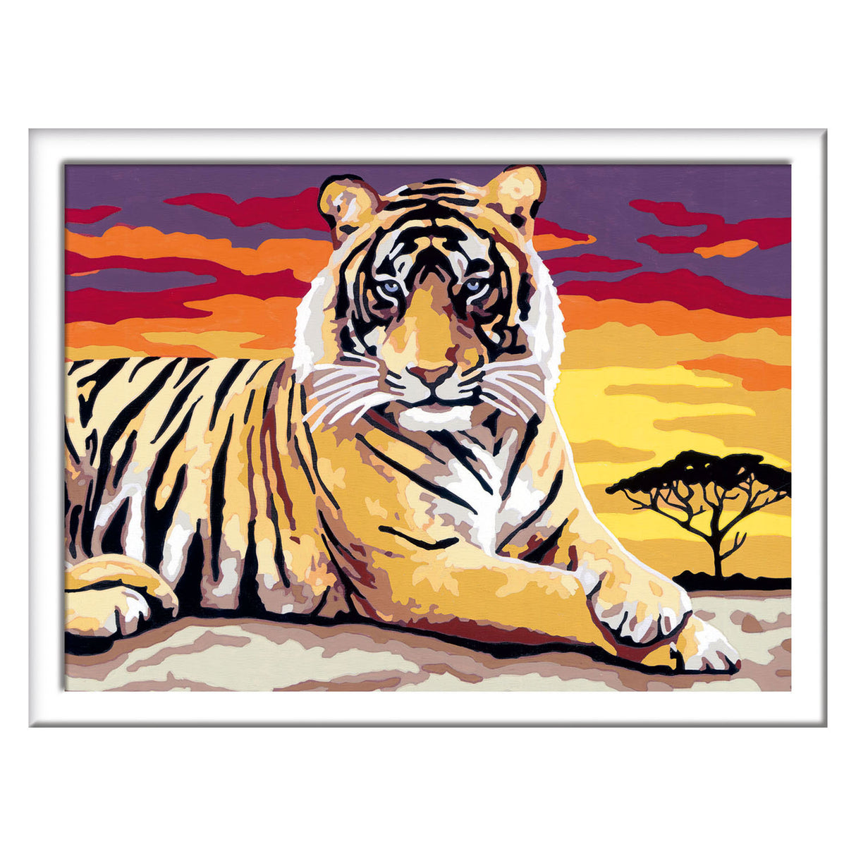 Ravensburger Creart Pintura en el número Majestue Tiger