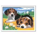 Ravensburger Creart Painting on Number Beagle Puppies