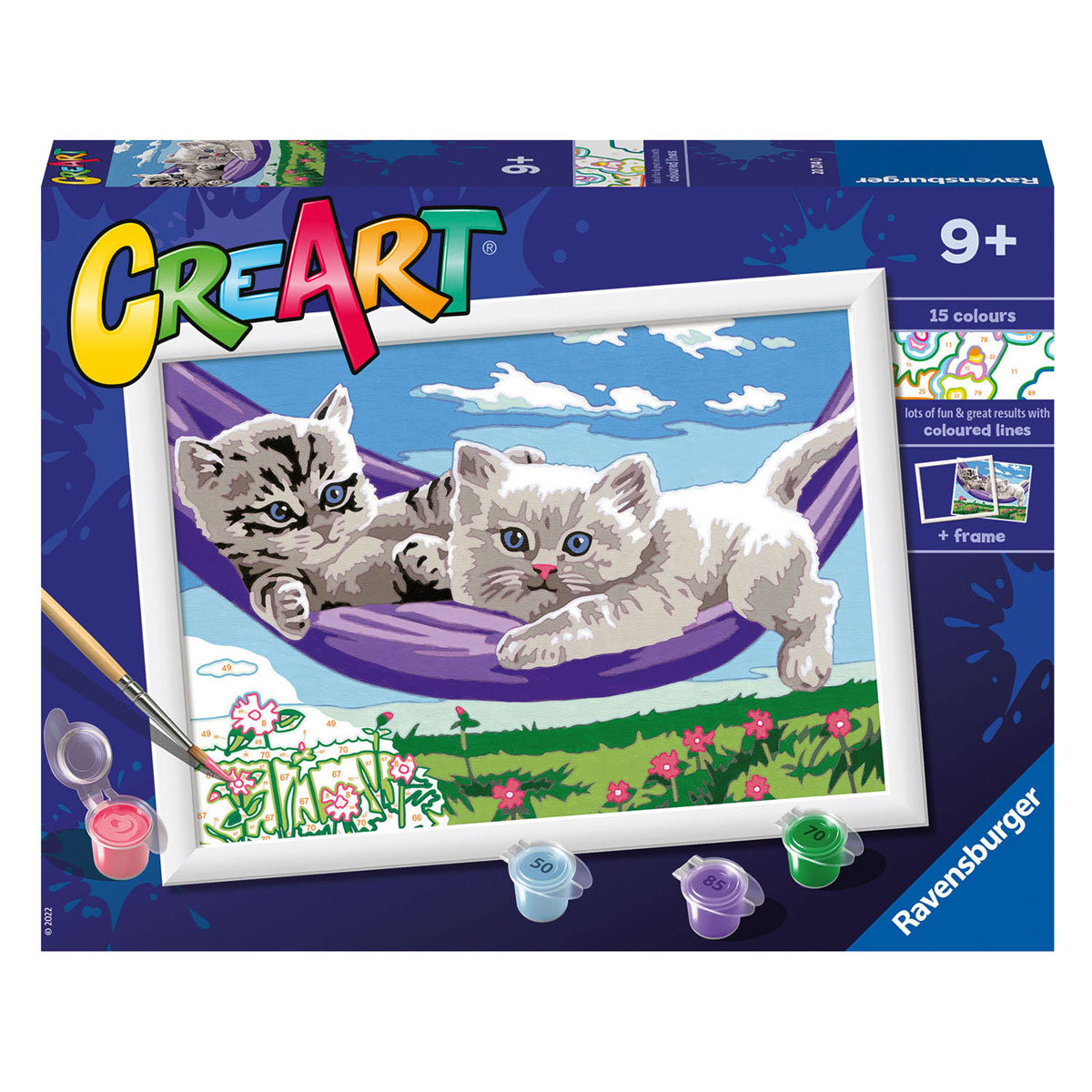 Ravensburger Pintura Creart en Number Hammock Pleasure