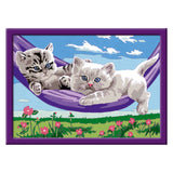 Ravensburger Creart Painting on number kittens in Hammat