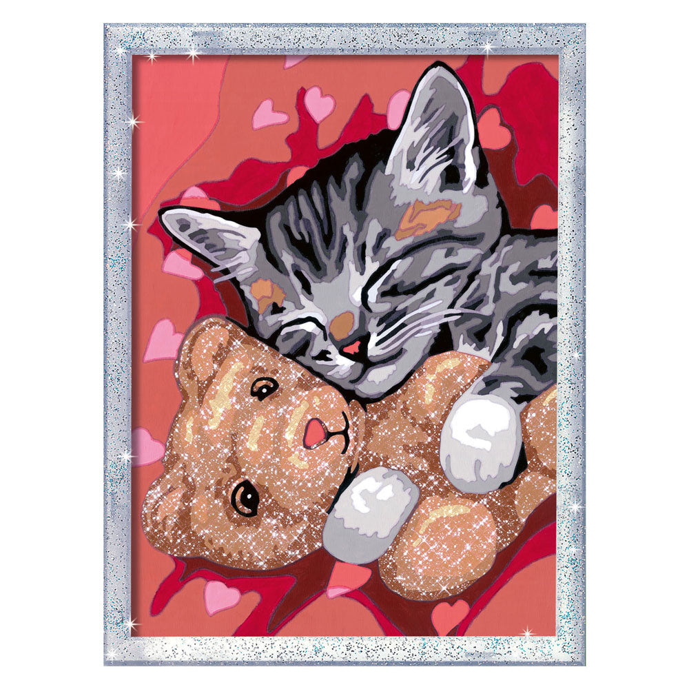 Ravensburger Creart Painting on number peaceful kitten