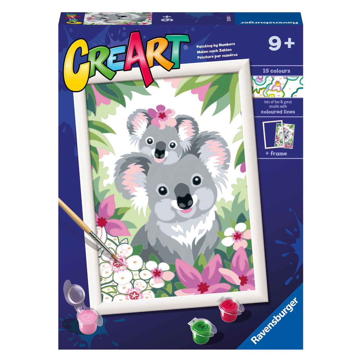 Ravensburger Creart Painting at Number Koala Schatjes