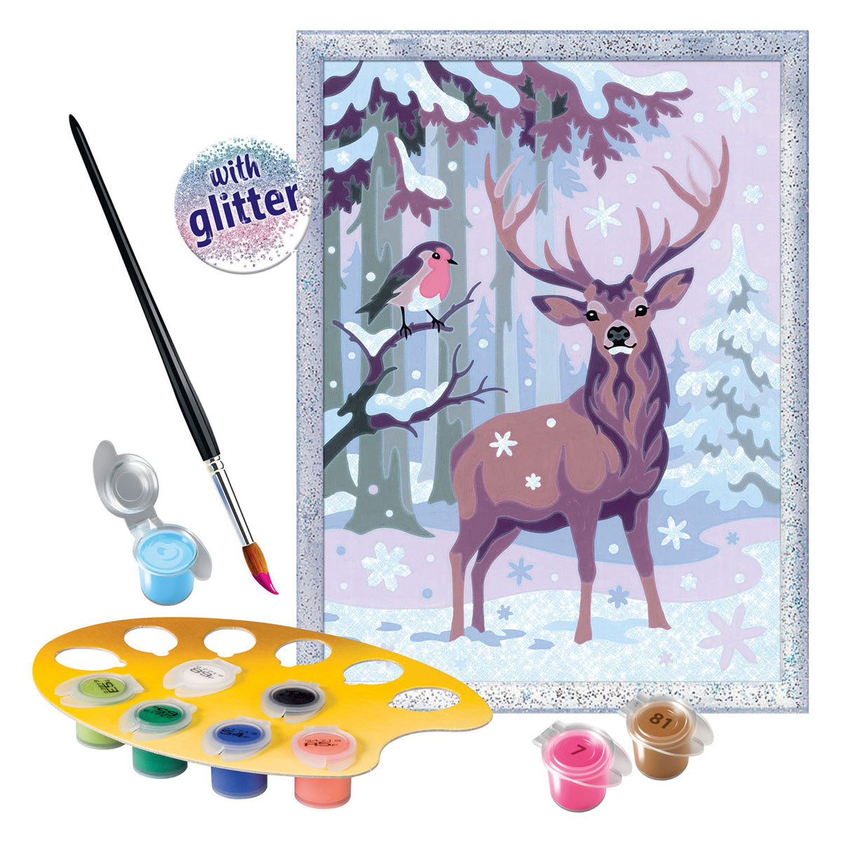 Ravensburger Creart peinture au nombre d'amis festifs