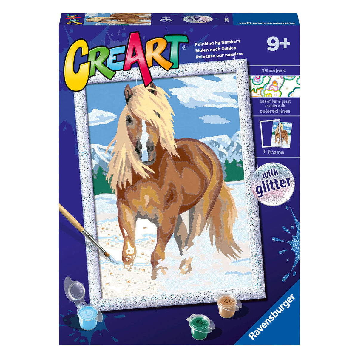 Ravensburger CreArt Schilderen op Nummer Het Koninklijke Paard