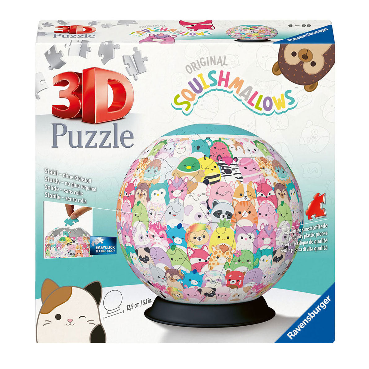 Ravensburger 3D Puzzle Squishmallows, 72st.