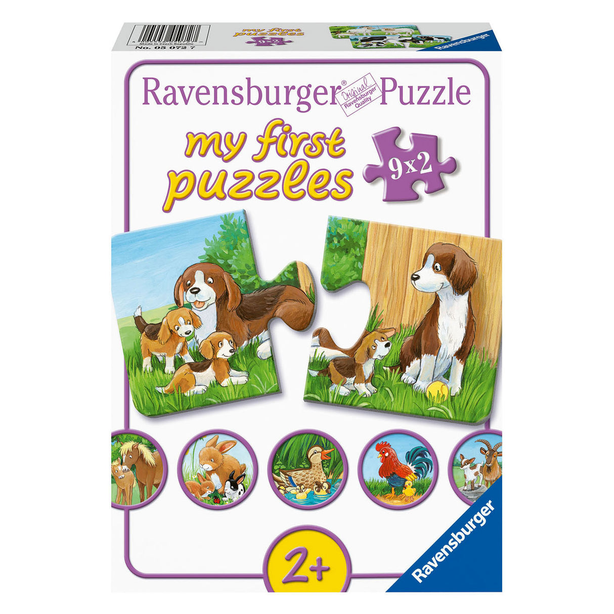 Ravensburger Animal Families na farmě, 9x2st.