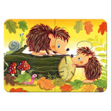 Ravensburger Jigsaw Puzzle Kleintierfamilien, 4in1