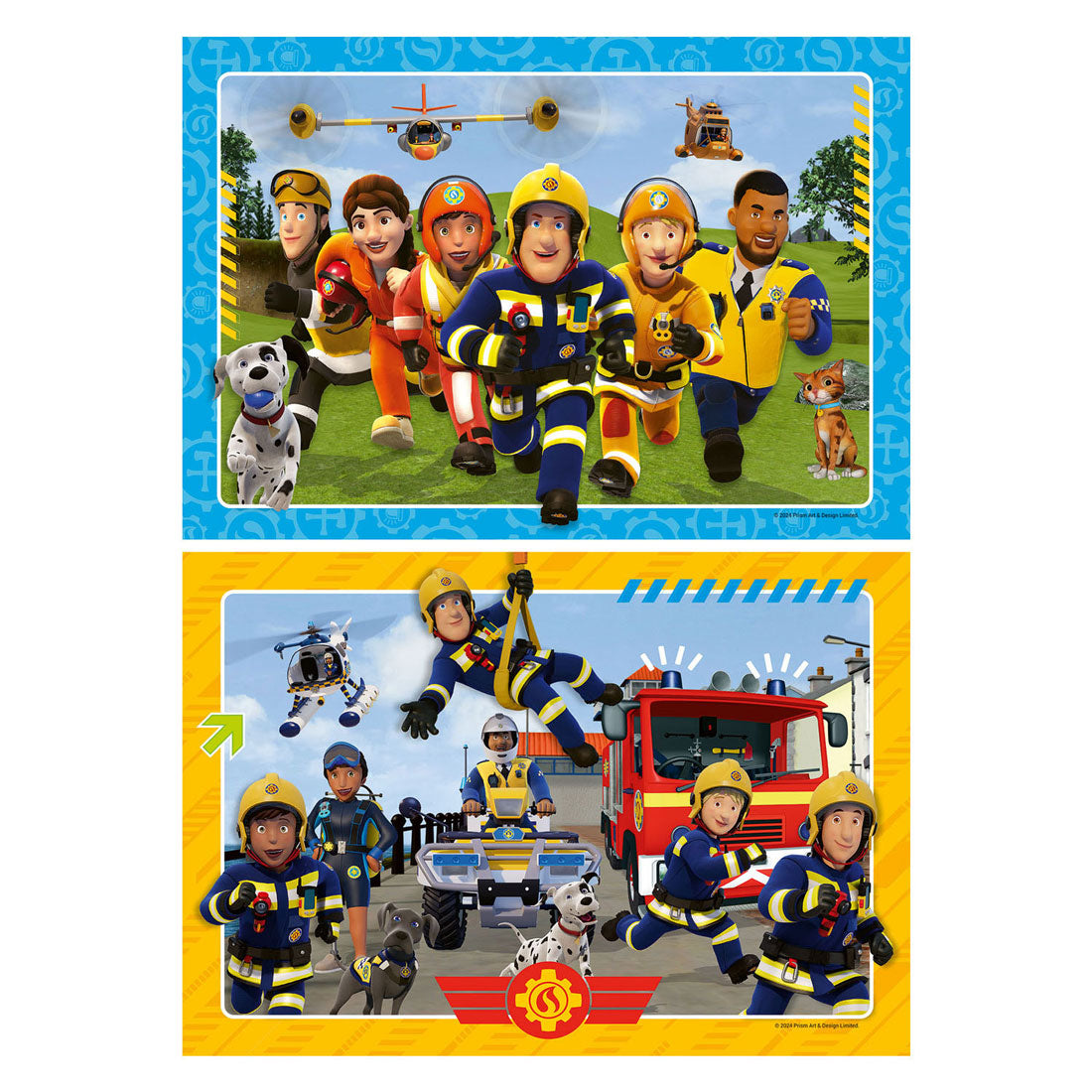 Ravensburger Puzzle Feuerwehrmann Sam, 2x12st.