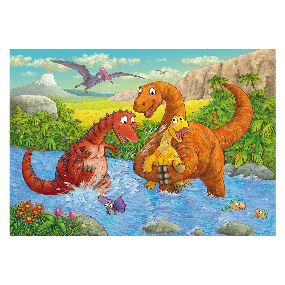 Ravensburger Jigsaw Puzzle Playing Dinos, 2x24st.