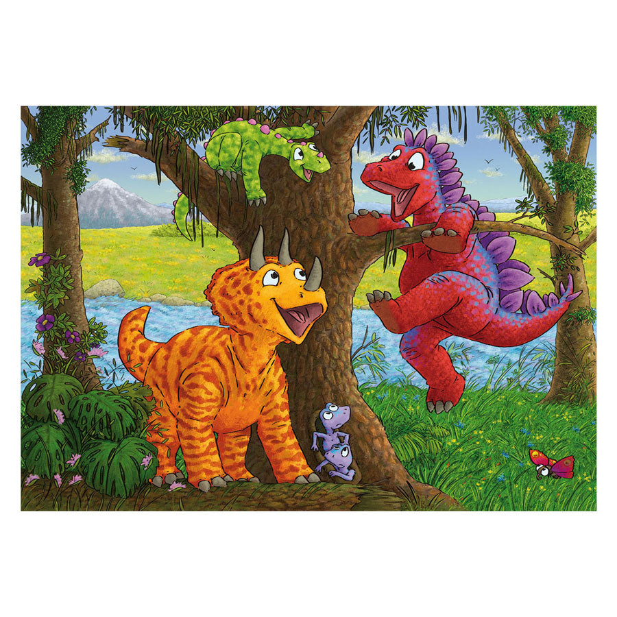 Ravensburger Jigsaw Puzzle Spela Dinos, 2x24st.