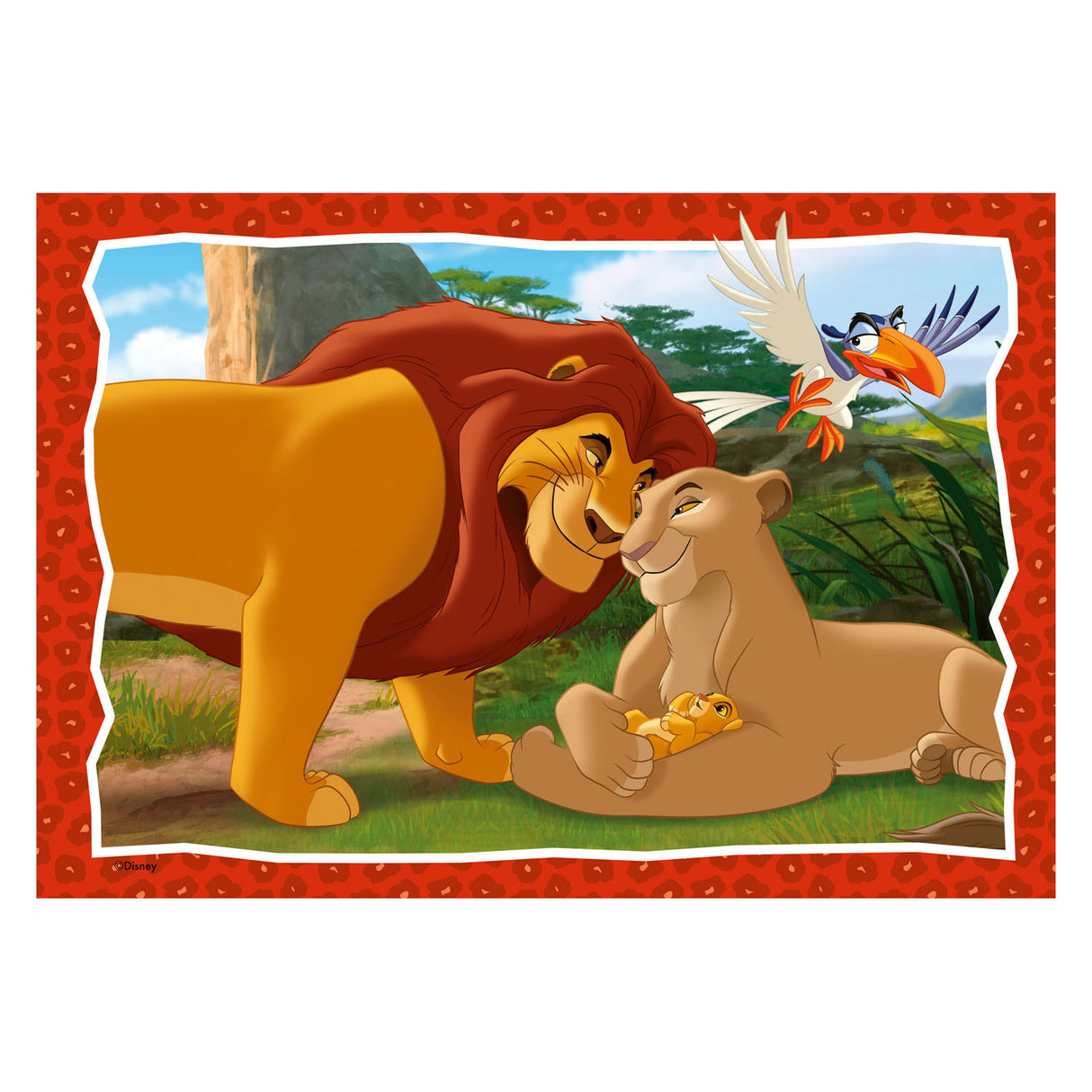 Ravensburger puzzle the lion king - two puzzles - 24 pieces - children's puzzle