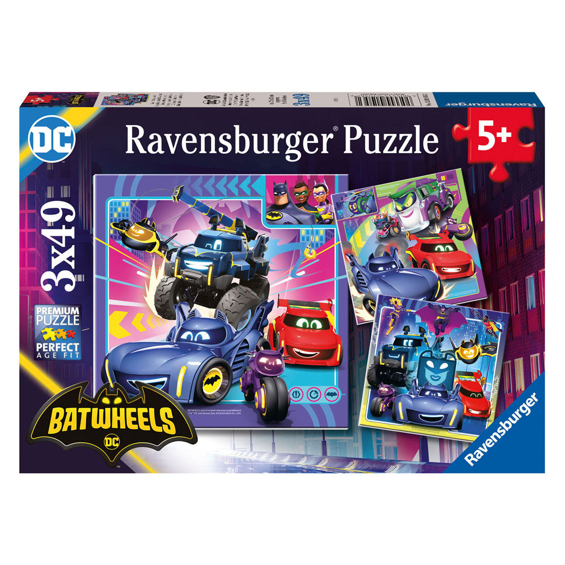 Ravensburger jigsaw puzzle Batwheels, 3x49st.