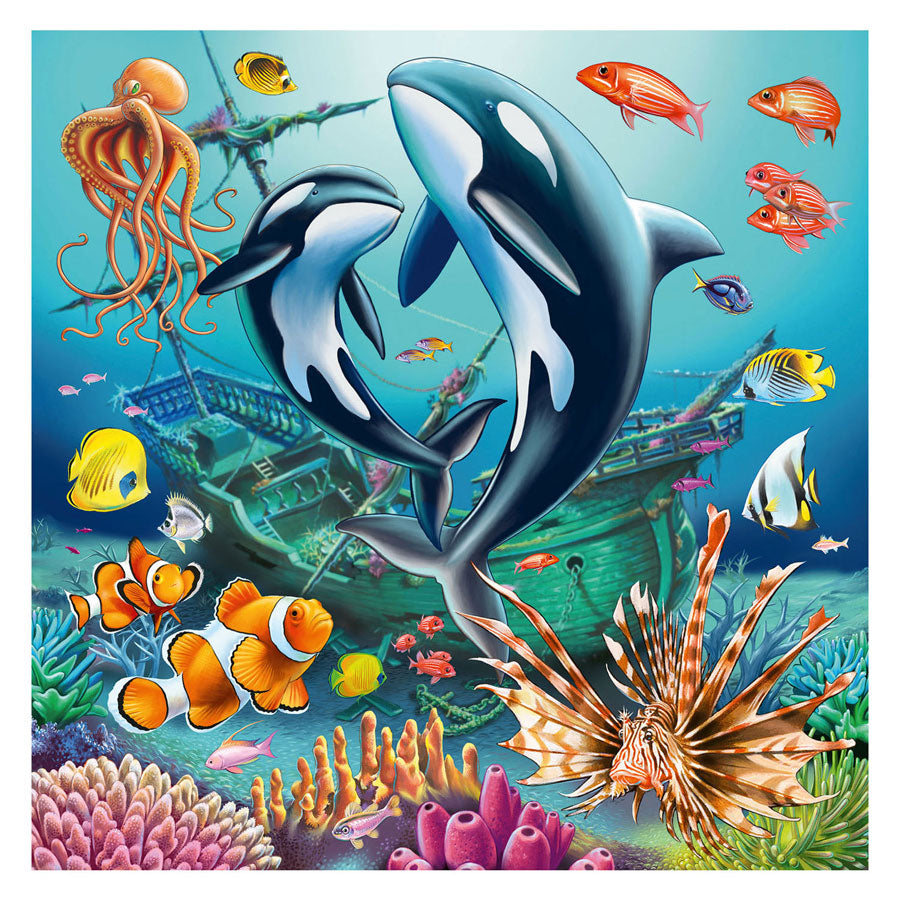 Ravensburger Puzzle Puzzle Enchanting Underwater World, 3x49st.