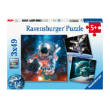 Puzzle Space Ravensburger, 3x49st.