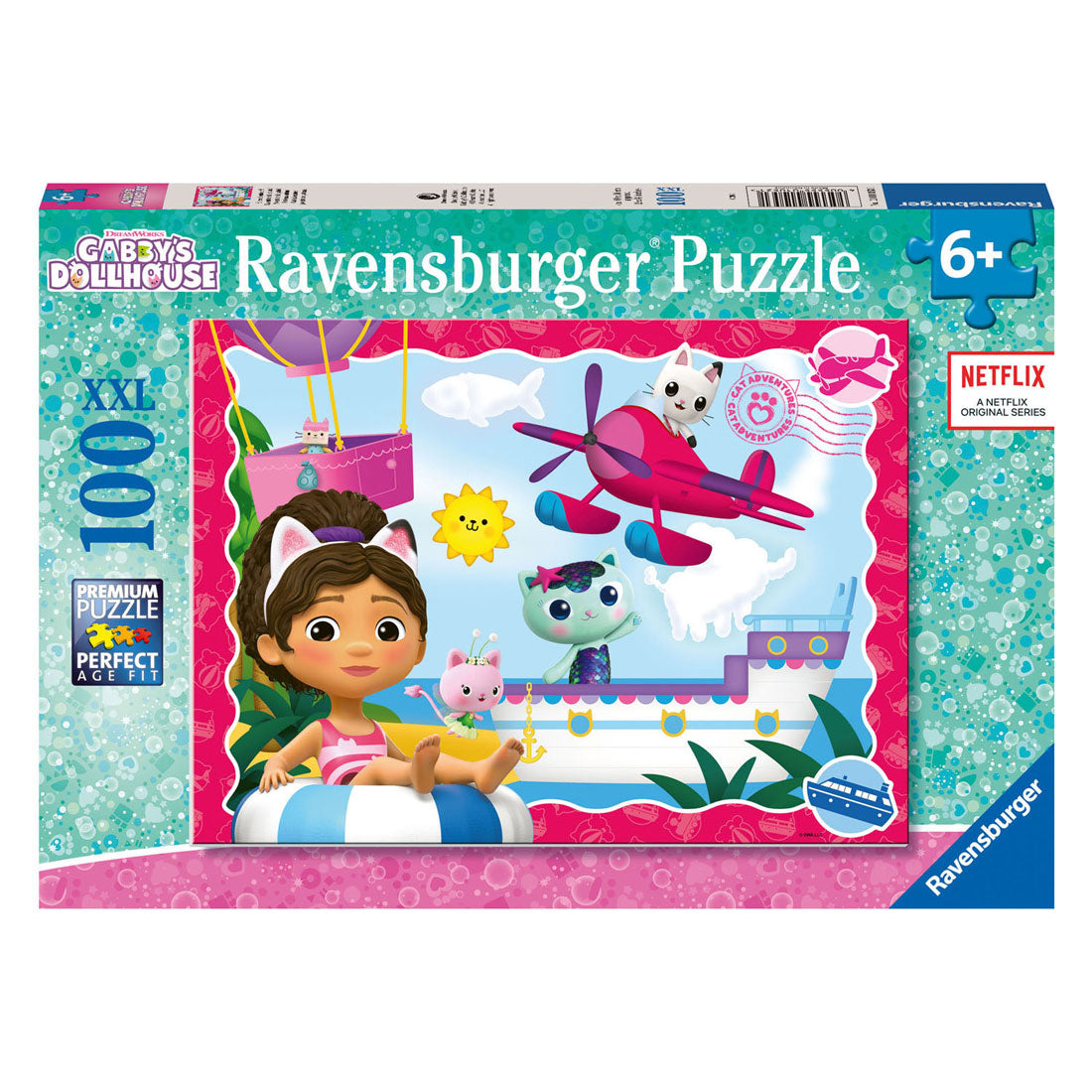 Ravensburger Jigsaw Puzzle XXL Gabby's Dollhouse, 100.