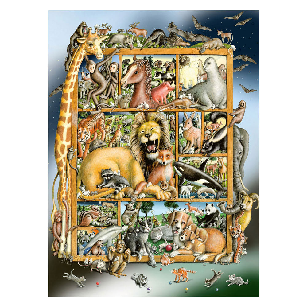 Ravensburger skládačka Puzzle XXL Animal Collage, 100.