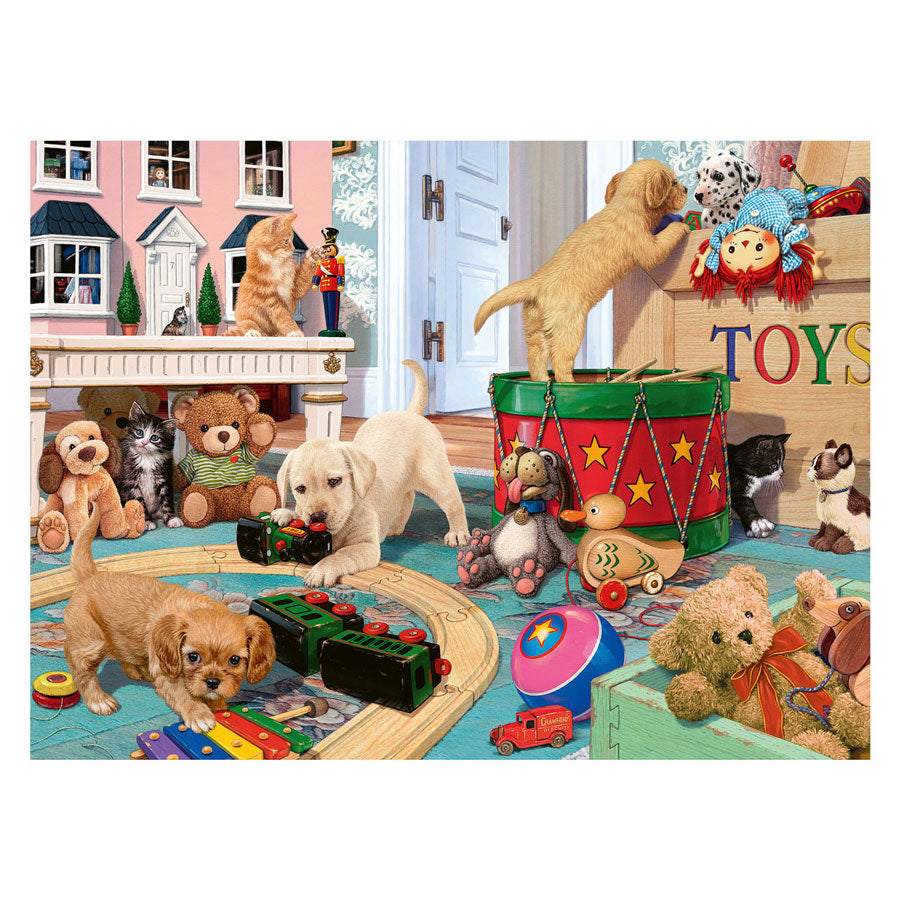 Ravensburger jigsaw puzzle XXL puppies playing time, 150st.