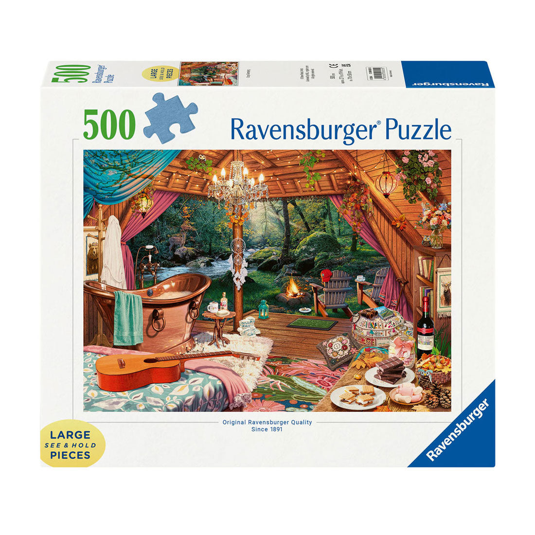 Ravensburger Legpuzzel Gezellig Kamperen, 500st.