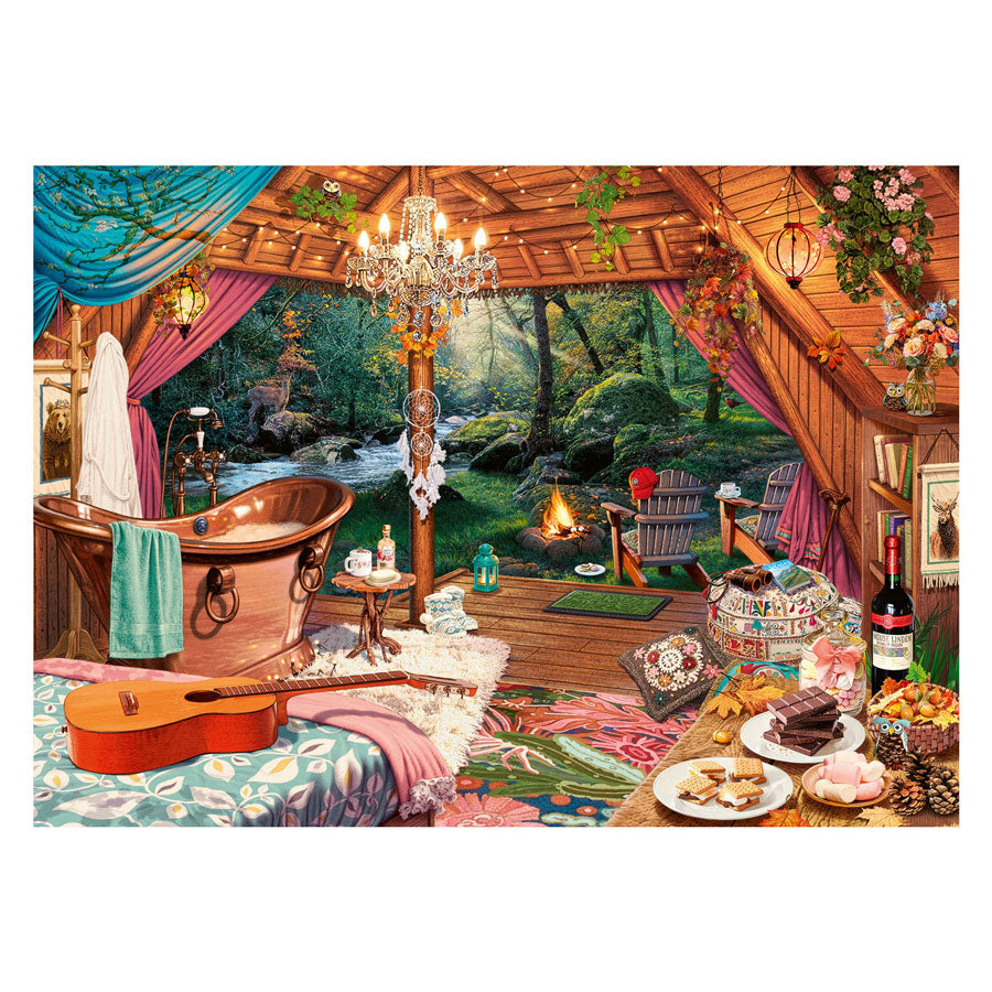 Ravensburger Jigsaw Puzzle Cozy Camping, 500st.