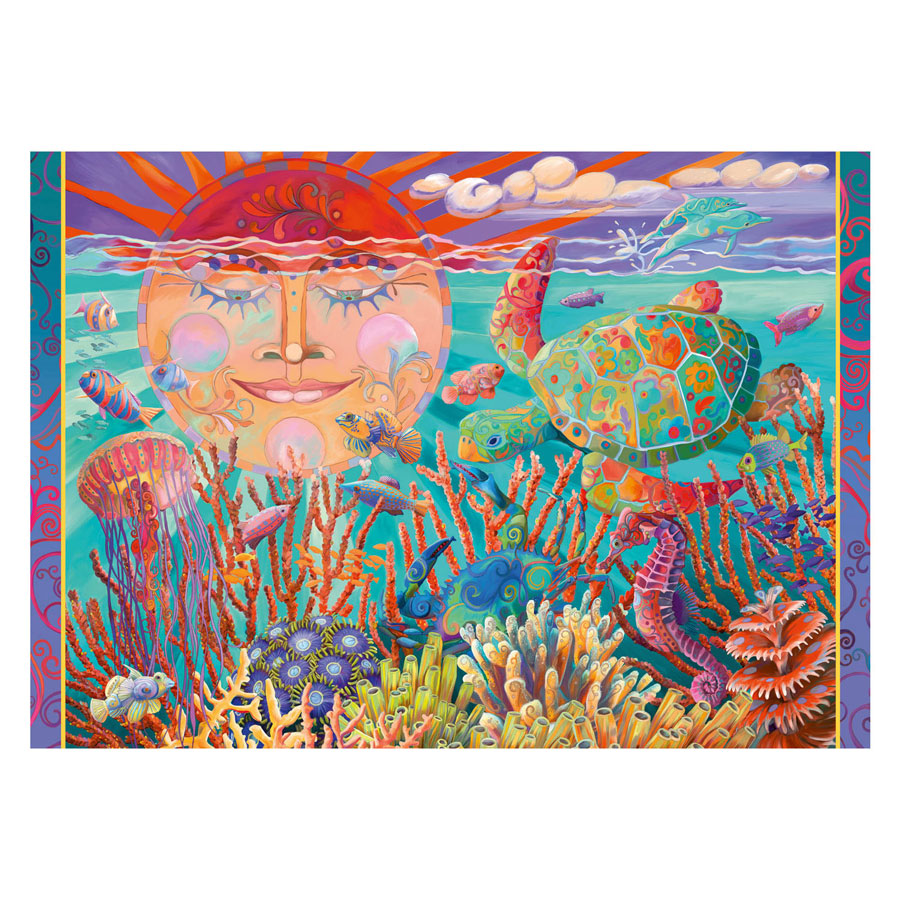 Ravensburger jigsaw puzzle sun and sea, 500st.