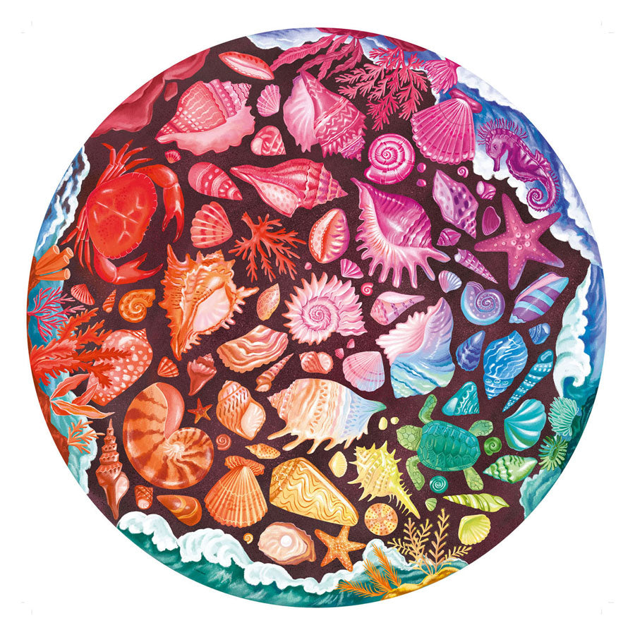 Ravensburger Puzzle Circle ou coquilles de couleurs, 500e.