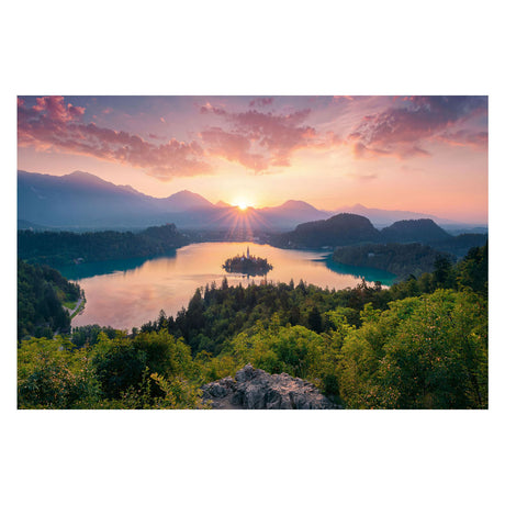 Ravensburger lake bled, slovinsko - skládačka - 3000 dílků
