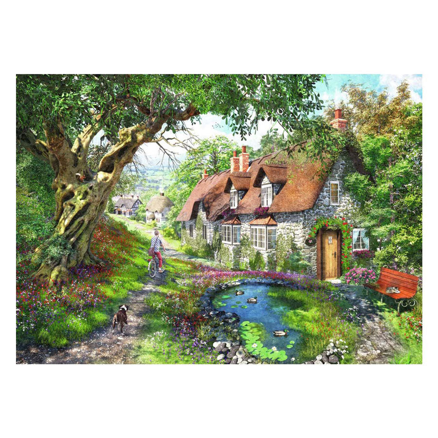 Ravensburger Jigsaw Puzzle Flower Hill Lane, 1000.