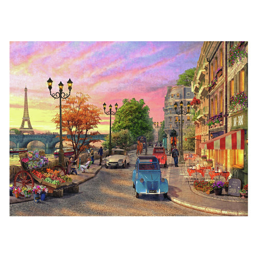 Atmosfera serale di Ravensburger puzzle a Parigi, 500 °.