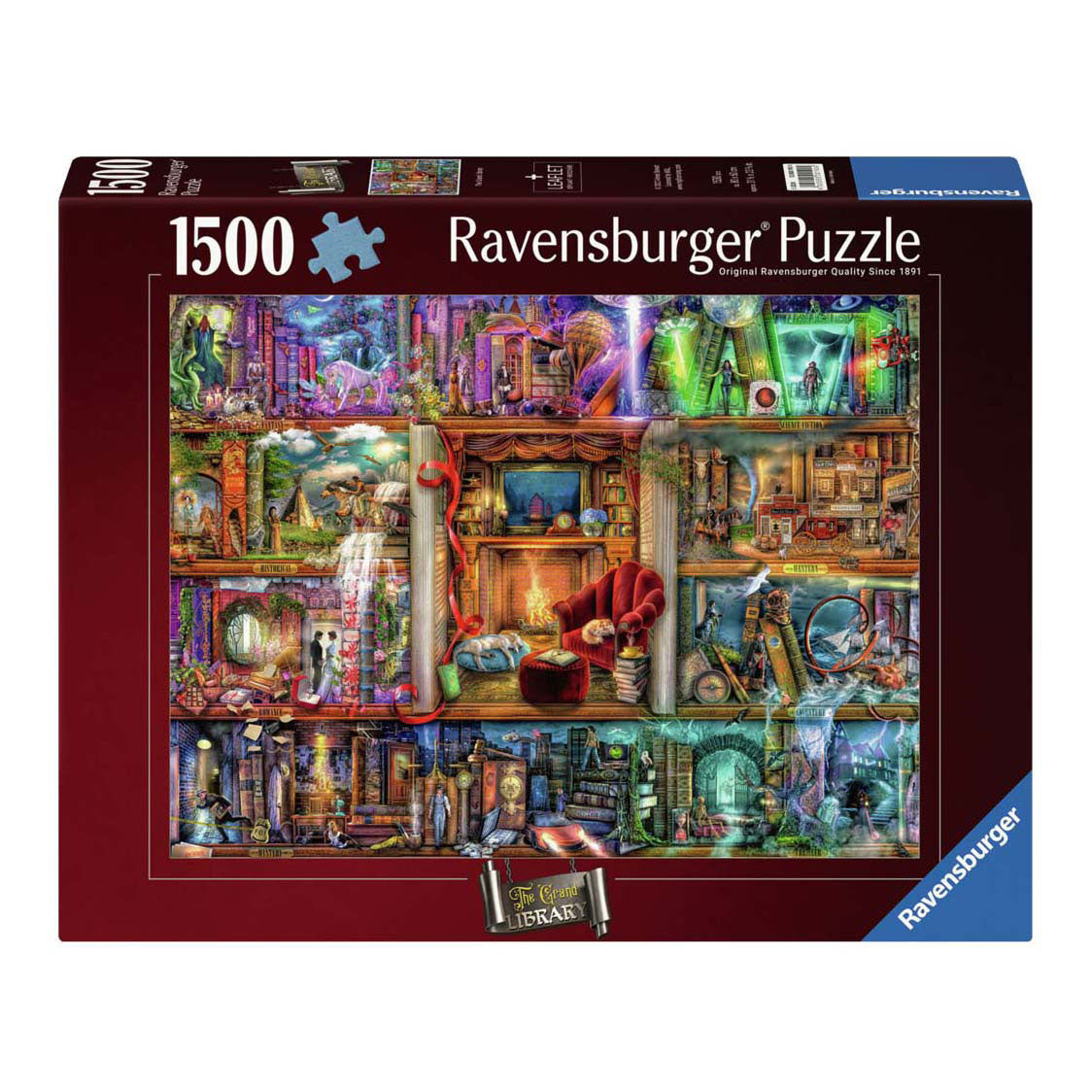 Ravensburger jigsaw puzzle The large library, 1500st.