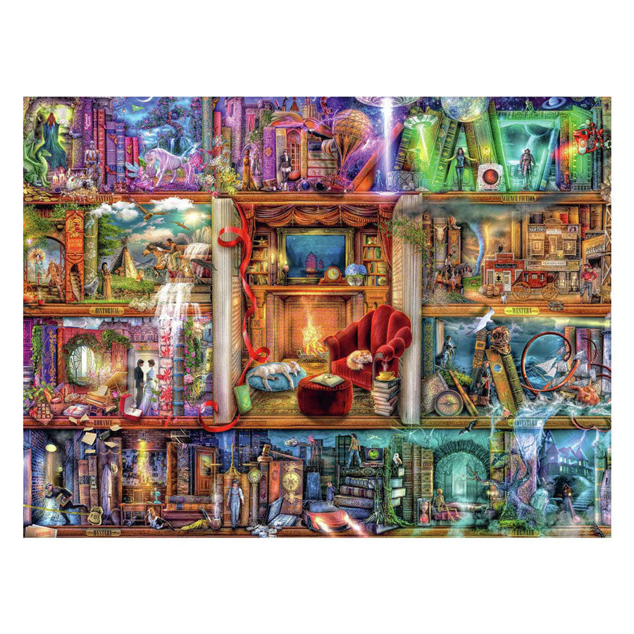 Ravensburger Jigsaw Puzzle the Large Library, 1500st.