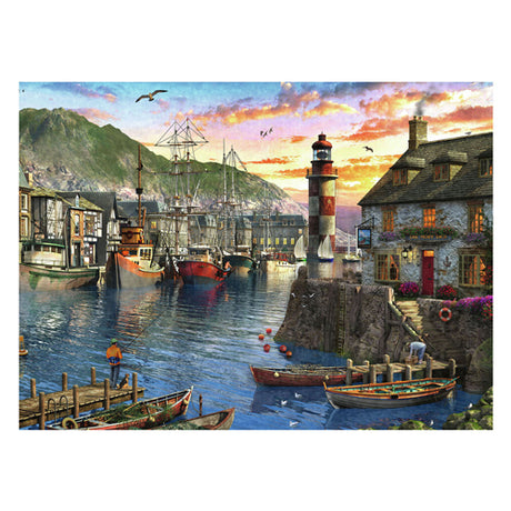 Ravensburger Legpuzzel S'ochtends bij de Haven, 500st.