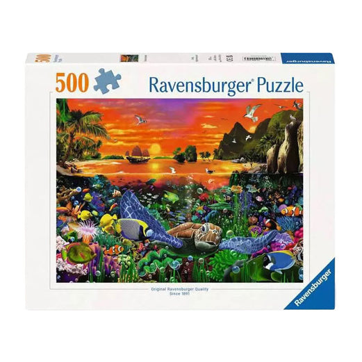 Ravensburger Jigsaw Puzzle Turtle v útesu, 500.