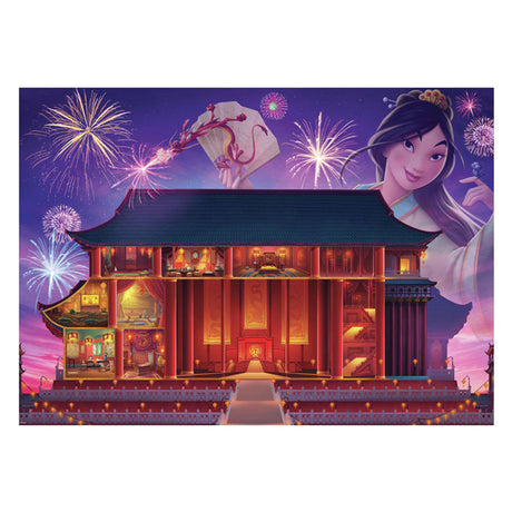Puzzle Ravensburger Disney hrady Mulan - 1000 dílků puzzle.
