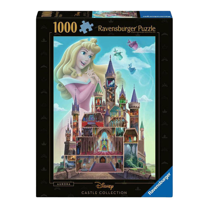 RAVENSBURGER JIGSAW PUZZZA CASTI AURORA, 1000st.