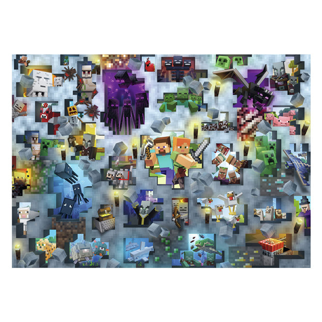 Ravensburger Jigsaw Puzzle Minecraft Gangs, 1000.