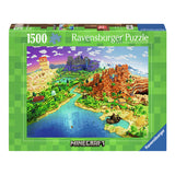 Ravensburger Jigsauw Puzzle World vu MINECRAFT, 1500st.