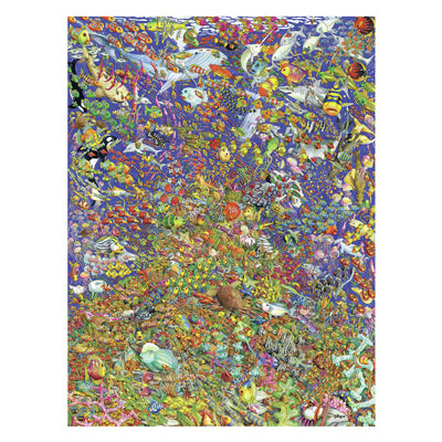 Ravensburger jigsaw puzzle Many colorful fish, 1500st.