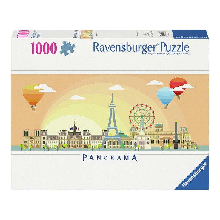 Ravensburger jigsaw puzzle one day in Paris, 1000st.