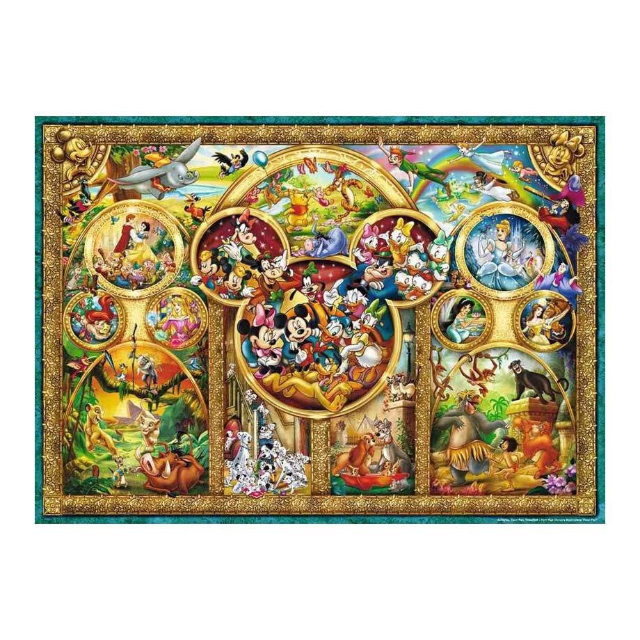 RAVENSBURGER JIGSAW Puzzle Temi più belli Disney, 1000st.