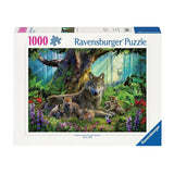 Ravensburger Jigsaw Puzzle Familie Wolf im Wald, 1000st.