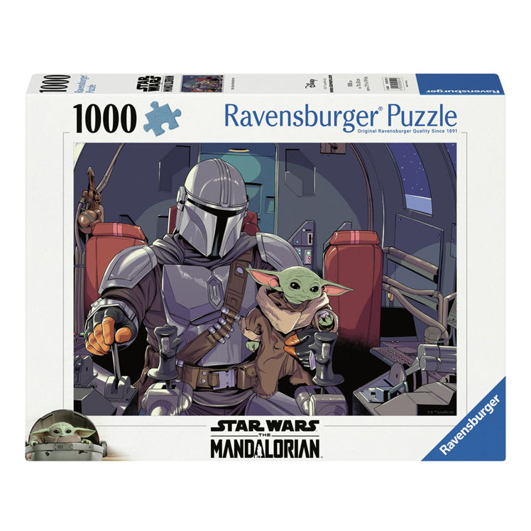 Ravensburger Jigsaw Puzzle Star Wars the Mandalorian, 1000st.