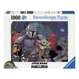 Il puzzle di Ravensburger Star Wars The Mandalorian, 1000st.