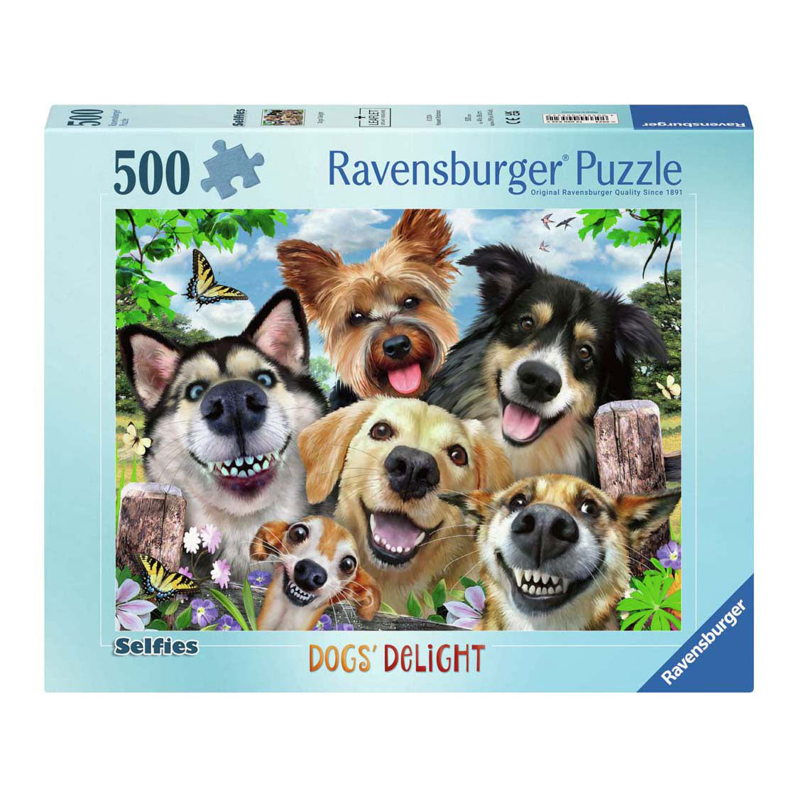 Ravensburger Jigsaw Puzzle Wesołych psów, 1000st.