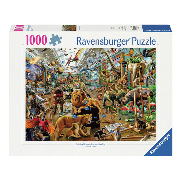 RAVENSBURGER JIGSAW puzzle Chaos nella galleria, 1000st.