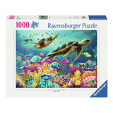 Ravensburger jigsaw puzzle blue underwater world, 1000st.